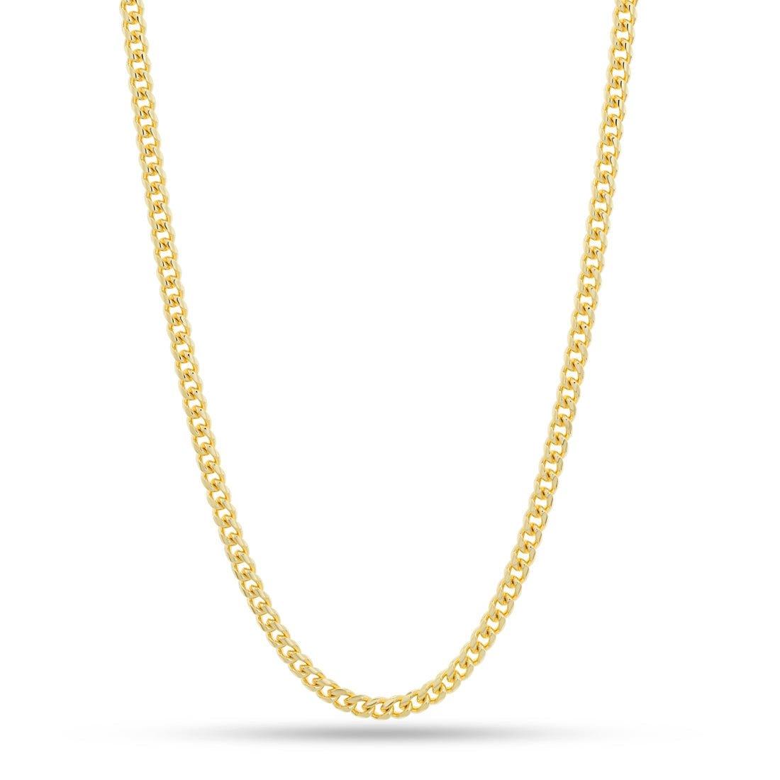 King Ice 5mm Miami Cuban Link Chain - Gold - GOLD
